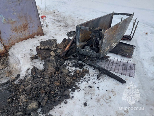 В Юрьевецком районе сгорел ларек
